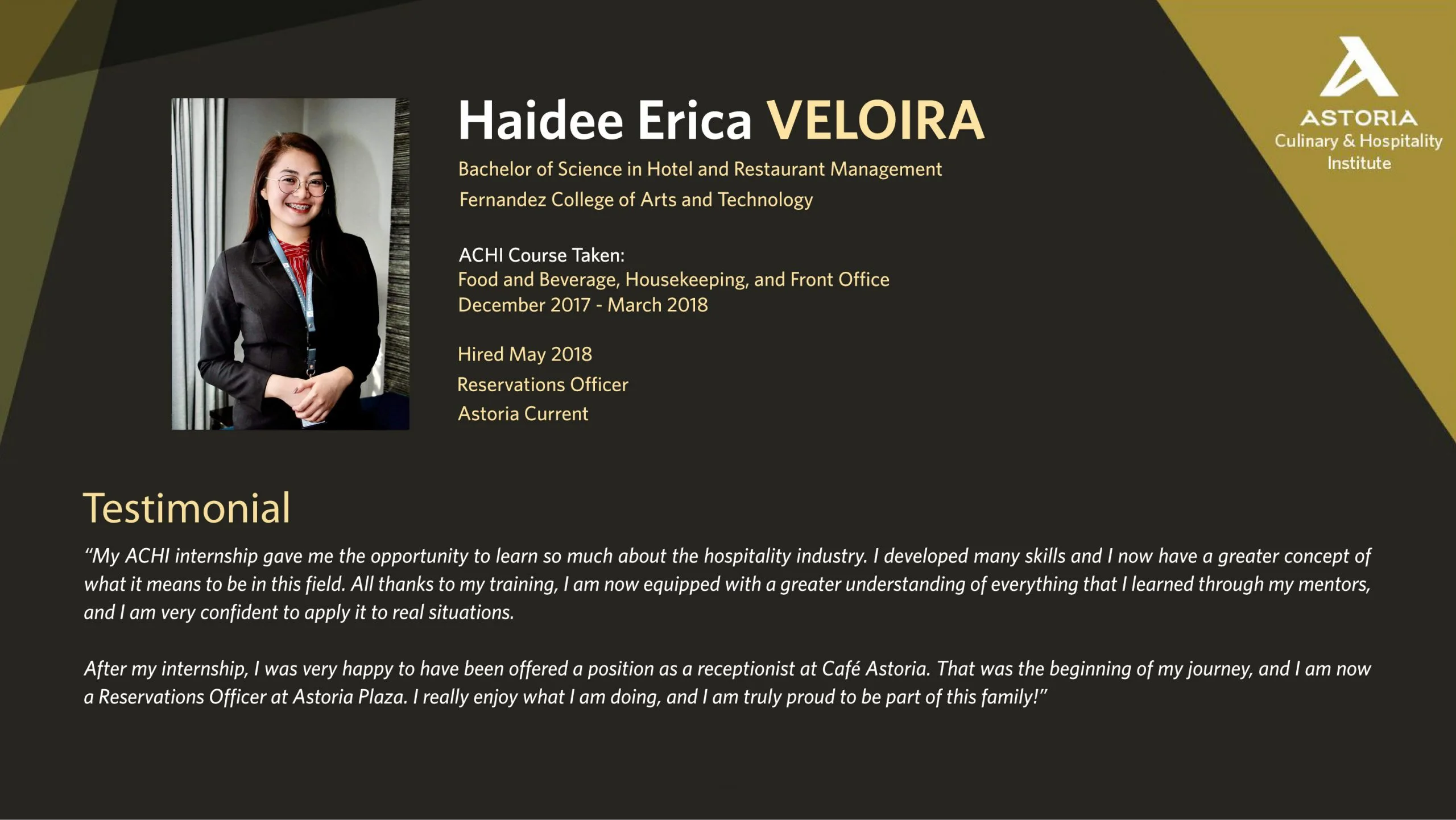 ACHI achiever testimonial 7